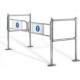 Carbon Steel Controlled Access Turnstiles , Access Control Turnstile Gate Swing Gate Turnstile