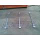 Customized Industrial Pallet Racks Wire Mesh Decking / Wire Decks For Metal Shelving