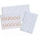 13.56MHz NFC Inlay Sheet TAG 213 , 215 Inlay Dry NFC Antenna RFID PVC Sheets for Cards