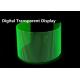 P8 Flexible Crystal Core Film Screen Indoor Glass Window Curtain Advertising Film Digital Transparent Display