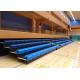 Power Control Retractable Grandstands Retractable Seating System Recessed Polymer Bench