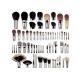 Highest Grade Natural Hair Private Label Makeup Brushes With Copper Ferrule