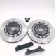 Black Anodized Cast Iron Brake Disc 362*32mm Grooved Floating Center Bell