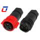 Red Color Multic Pin Waterproof Circular Connectors PA66 8 Pin Circular Connector