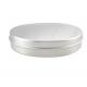 300ml 145 * 25 Silver Straight Cover Circular Aluminum Box Mooncake Box Tea Cake Box Pu'er Tea Snack Storage Jar