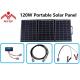 120 Watt Portable Solar Panel Lightweight Easy For Carrying Outdoor Working