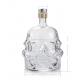 Clear Glass Bottle Wine 750ml 1000ml Brandy Liquor Glass Bottle for Customized Mask Vodka