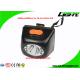 Cordless Led Mining Cap Lights Head Lamp 1W With High Low Beam Lighting Mode