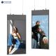 55inch x 2 Size Bright LCD Display for Retail and Commercial Spaces Ceiling Mounted