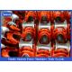 10.5Kg Galvanzied Frame Cable Laying Roller , Cable Pulling Rollers