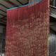 Different Color Decorative Mesh Curtain Fly Screen Door Double Hook Aluminum Chain Link Mesh Curtain