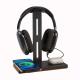 ABS Multiscene Wireless Charger Corporate Gift 3 In 1 Headphone