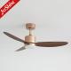 DC LED Ceiling Fan Manufacturer Rose Gold High Speed Energy Saving