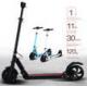 8 inch 2 wheel lightweight small portable foldable folding electric kick scooter with LCD screen shock abosrption design