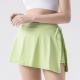 Strap Design Pleated Women Tennis Skirt With Safety Shorts Clothing