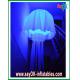 Wedding Party / Events Inflatable Lighting Decoration , 190T Nylon Cloth Inflatable Jellyfish