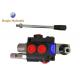 P40 Hydraulic Single Spool Manual Directional Control Valve Forklift One Lever 31.5MPa Pressure