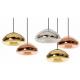 Modern Indoor Glass Pendant Lights For Dinning Romm Brass Chrome Void