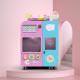Marshmallow Making Candy Floss Vending Machine Pink 220V Bill Pay