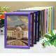 PVC plastic hand-make high quality photo frame with different color available