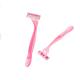 Face Cleansing Twin Blade Disposable Razors With Good Hardness Any Color Available