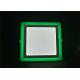 Concealed Square Two Color LED Panel Light , Commercial Color Led Recessed Lights