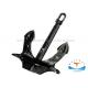 ABC Hall Type Anchor , Hall Stockless Anchor Steel Casting Black Painting Finish