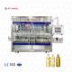 600ML Ss 316 Edible Oil Bottle Packing Machine , Viscosity 6 Head Liquid Filling Machine