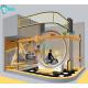 360 Degree Flying Bike Ride Light Wheel Swing Machine For Backyard Amusement Park