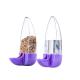 banana shape bird seed water feeder with clip,colors vary