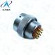 Rain Proof Circular Electrical Connector Industrial Grade Stainless Steel Plug