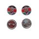 Custom Round Tinplate Pin Badges with Safety Back – Promotional Metal Button Badges