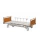Foldable 3 Functions ICU Electric Medical Bed Aluminum Alloy Protective Railing