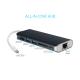 6 in 1 Dual USB Ethernet Rj45 USB C Hub With 4K HD Cheap Hub Ethernet Adapter  Convertor for Macbook