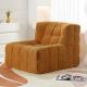 Waffle Type Brown Corduroy Armchair Recliner Contemporary Velvet