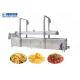 Automatic Puffed Snacks Continuous Fryer Machine , Potato Chips Frying Machine