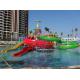 Playground Children Splash Zone Water Slide Anti UV ISO TUV ROHS Certification