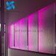 Colored Tempered Hot Melt Glass For Partition Wall Decoration