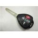 toyota replacement  folding remote keys with high hardness