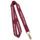 Metal Clip Attachment Screen Printed Lanyards / Polyester Neck Lanyards For Keys