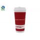 100% Biodegradable 12 Oz Ripple Wall Paper Cups Insulated For Hot Coffee Drinks