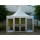 Clear White Large Portable Tents Circus High Pressed With Glass Wall