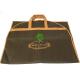 PP Non Woven Suit Zippered Garment Bags With Handles / Zip Closure Brown Color