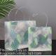 Frosted Frosty Handle Carry Gift Package Biodegradable Shopping Bags Recycled Square Bottom Transparent Pvc