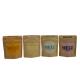 Custom Stand Up Bag Eco Friendly Biodegradable Packaging Kraft Cosmetic Stand Up Pouch