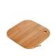 Handmade Vegetable 20x20x3cm Mini Bamboo Cutting Board For Children