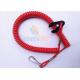 Red Safety Durable Jet Ski Safety Lanyard 1.2 Meter Fit All Motor Brands