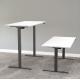 Custom White Electric Height-Adjustable Desk Lift Up Coffee Table for Home Office