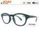 Hot sale style reading glasses with plastic frame with spring hinge ,suitable for women and men