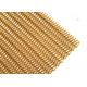 Spiral Fabric Decorative Wire Mesh In Antioxidant Brass For Shade Screens